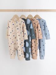 Комбинезон / Cлип для малышей Next 935-713, 5 шт., Бежевый, Голубой