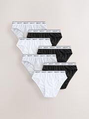 Трусы для девочки Next AB5-759, 7 шт., Черный, Белый
