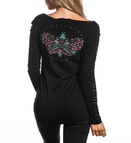 Affliction | Футболка лонгслив женская ETERNAL IDOL AW21674 спина