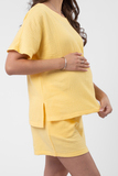 Спортивный костюм для беременных и кормящих 14789 желтый