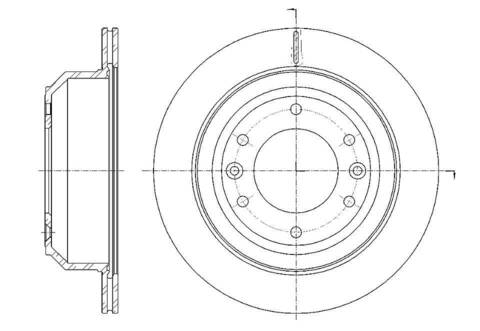 Диск тормозной вентилируемый G-brake  GR-21101