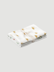 Сет из 3х муслиновых салфеток Mjölk Солнце/Брусника/Глазки