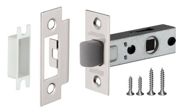 Защелка Ренц INL 5-45 plastic SN, цвет никель матовый (гарантия - 12 месяцев)