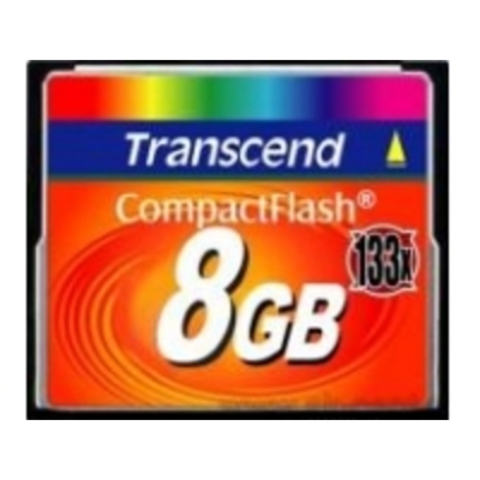Карта памяти Transcend Compact Flash 8GB 133x (TS8GCF133