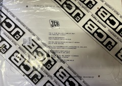 Прокладка масляного поддона jcb 3cx 4cx 892/01149