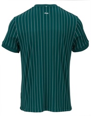 Теннисное поло Fila T-Shirt Stripes Button - deep teal/white