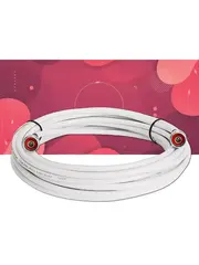 Кабельная сборка 5D/FB (белый) (N-male - N-male) 1 м