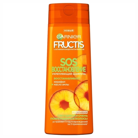 Шампунь GARNIER FRUCTIS Sos д/секущ повр волос 400 мл РОССИЯ