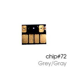 Чип серый для картриджей (ПЗК/ДЗК) HP 72 C9374A Grey/Gray для DesignJet T790, T795, T610, T2300, T770, T1300, T1200, T1120, T620, T1100