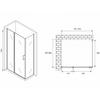 Abber Sonnenstrand AG04100BS-S85B Душевой уголок, 100x85x195, цвет: чёрный