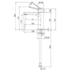 Remer SL12BG Смеситель для раковины