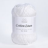 Пряжа Infinity Cotton Linen 1002 белый