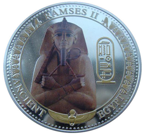 Соломоновы о-ва 2 доллара 2016 Рамсес II Древнеегипетский фараон Древний Египет СЕРЕБРО