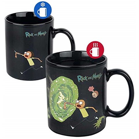 Кружка Rick and Morty (Portals) Heat Changing Mug (315ml)