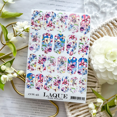 Пленки LAQUE NAIL WRAPS №45