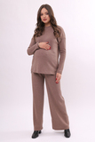 Костюм для беременных 16088 темно-коричневый меланж