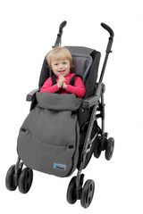 AL2400 Altabebe Демисезонный конверт  Microfibre 90x45 (Black)