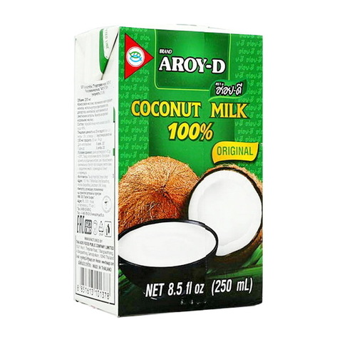 Молоко кокосовое Aroy-D, (250мл)