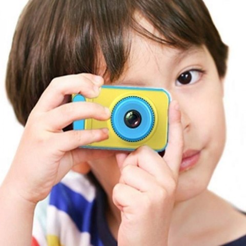 Детская цифровая камера фотоаппарат 3MP Photo Camera Kids Mini Digital (Голубой)