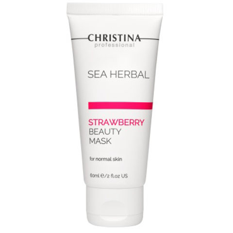 Christina Masks: Маска красоты для нормальной кожи лица «Клубника» (Sea Herbal Beauty Mask Strawberry for normal skin)