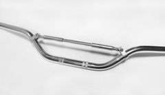 Руль с перемычкой постоянного сечения серебристый