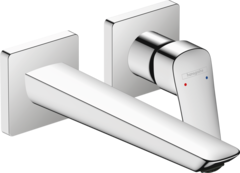 Смеситель для раковины, настенный, хром Hansgrohe Logis 71256000