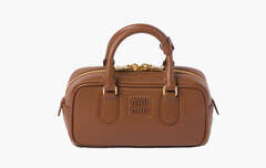 Сумка Miu Miu Arcadie Leather Bag "Cognac"