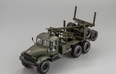 KRAZ-255L timber carrier (6x6) 1969 khaki 1:43 Nash Avtoprom