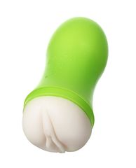 Мастурбатор-вагина A-Toys в зеленой колбе - 