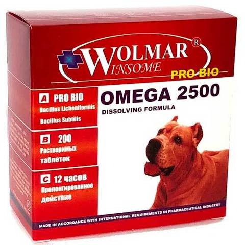 Wolmar (Волмар) Winsome Pro Bio Omega 2500  200 таб.