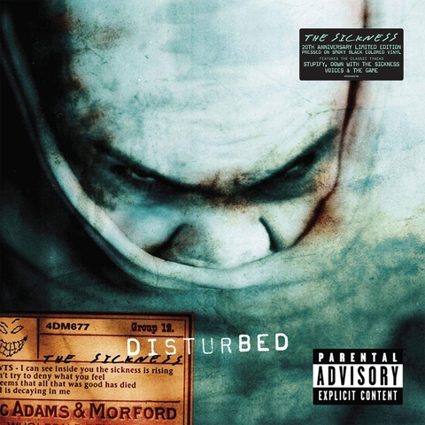 Виниловая пластинка. Disturbed - The Sickness