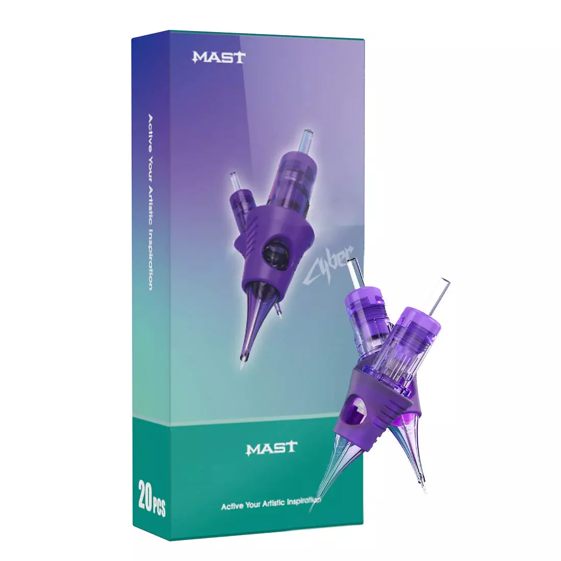 Картридж для тату Mast Cyber Professional Tattoo Cartridges 1201 RL (20 шт)