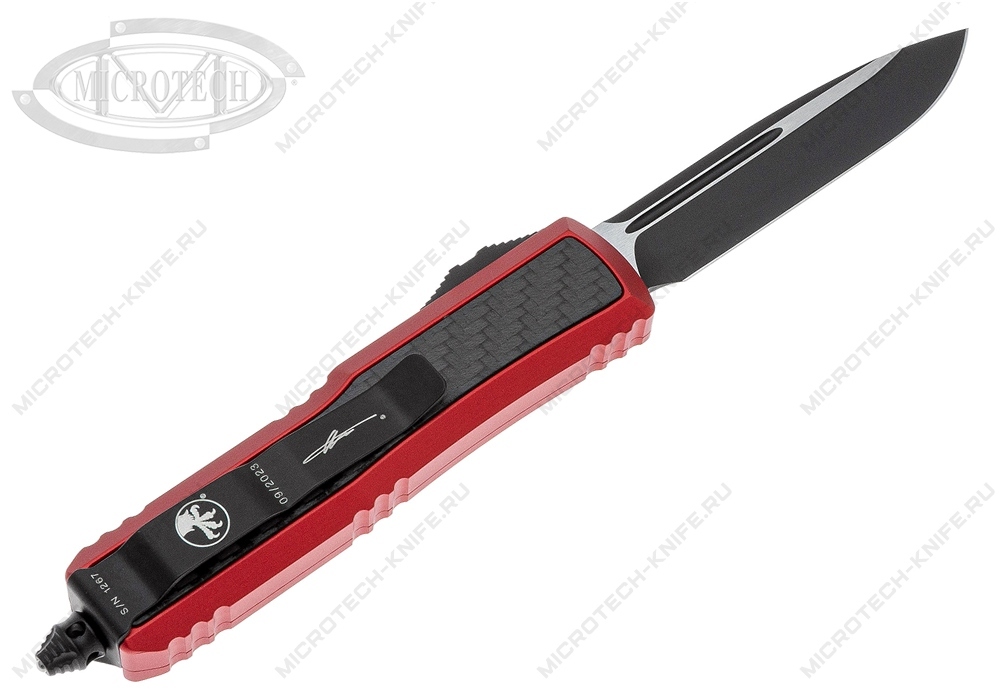 Нож Microtech 124-1RDCFIS Daytona Red Signature Series - фотография 