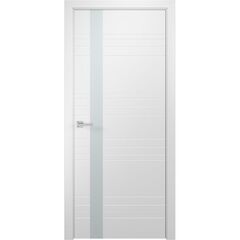 Купить Межкомнатная дверь эмаль Luxor A-1 белая остеклённая