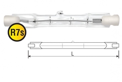 Лампа галоген. линейная R7s, 300W L=117мм (J117)