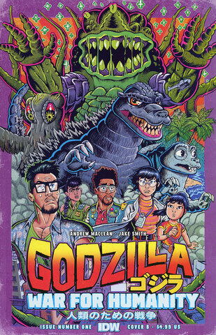 Godzilla War For Humanity #1 (Cover B)