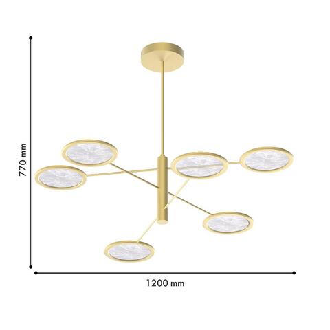 Подвесная светодиодная люстра Favourite Imma 4374-6P