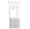 Radaway Doros F Compact Stone Anthracite SDRFP1590-05 Акриловый душевой поддон 150x90 см