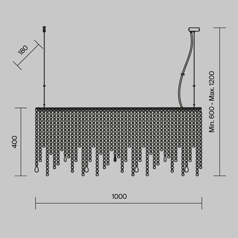 Подвесной светильник Maytoni Empress DIA002PL-05CH