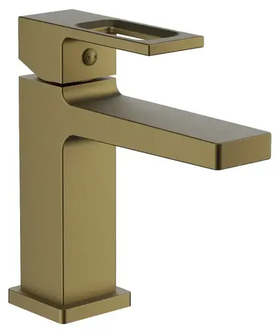 Смеситель для раковины BELZ B10658-5 латунь, брашированное золото