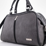 Сумка Саломея 257 македония серый + черный