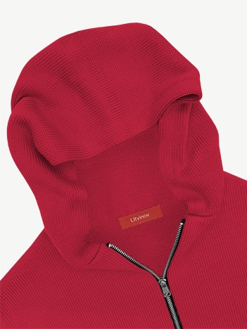 Толстовка на замке из экохлопка