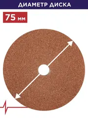 Диск абразивный заточной ПУЛЬСАР 75 х 10 х 20 мм F 100 (798-614)