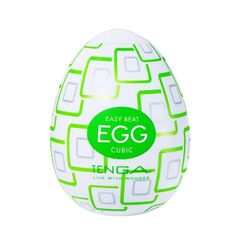 Мастурбатор-яйцо Tenga Egg Cubic с кубическим рельефом внутри