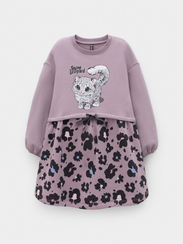 платье  для девочки  КР 5953/сиреневый 3304 к619