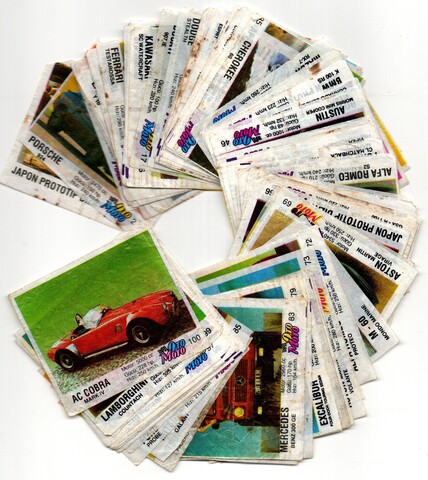 Вкладыши от жвачки - OTO MOTO - ОТО МОТО - 1990-е годы - 1 серия 97 из 100 штук