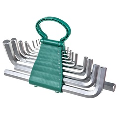 Jonnesway H02MH217S Набор ключей торцевых шестигранных удлиненных дюймовых, 17 предметов 49116