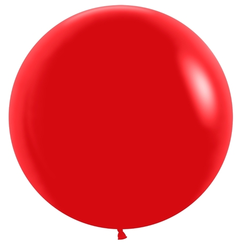 Большой шар красный пастель, 61 см