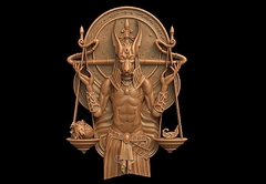 Силиконовый молд № 339 Анубис (Древний Египет)