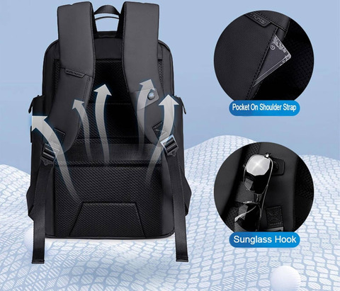 Картинка рюкзак городской Arctic Hunter B00554 Black - 8